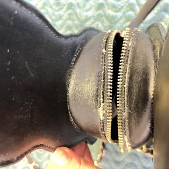 Black Cat Purse with Chain Used Good - Picture 10 of 10